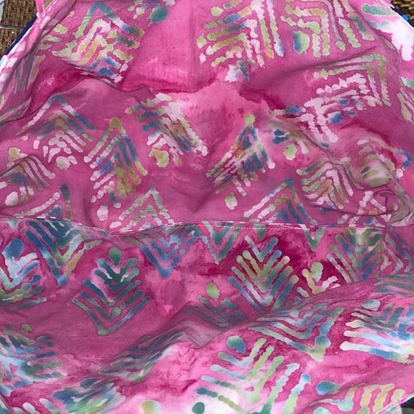 Hawaiian Turtle print Large Tote Bag - Reversible - Picture 3 of 6
